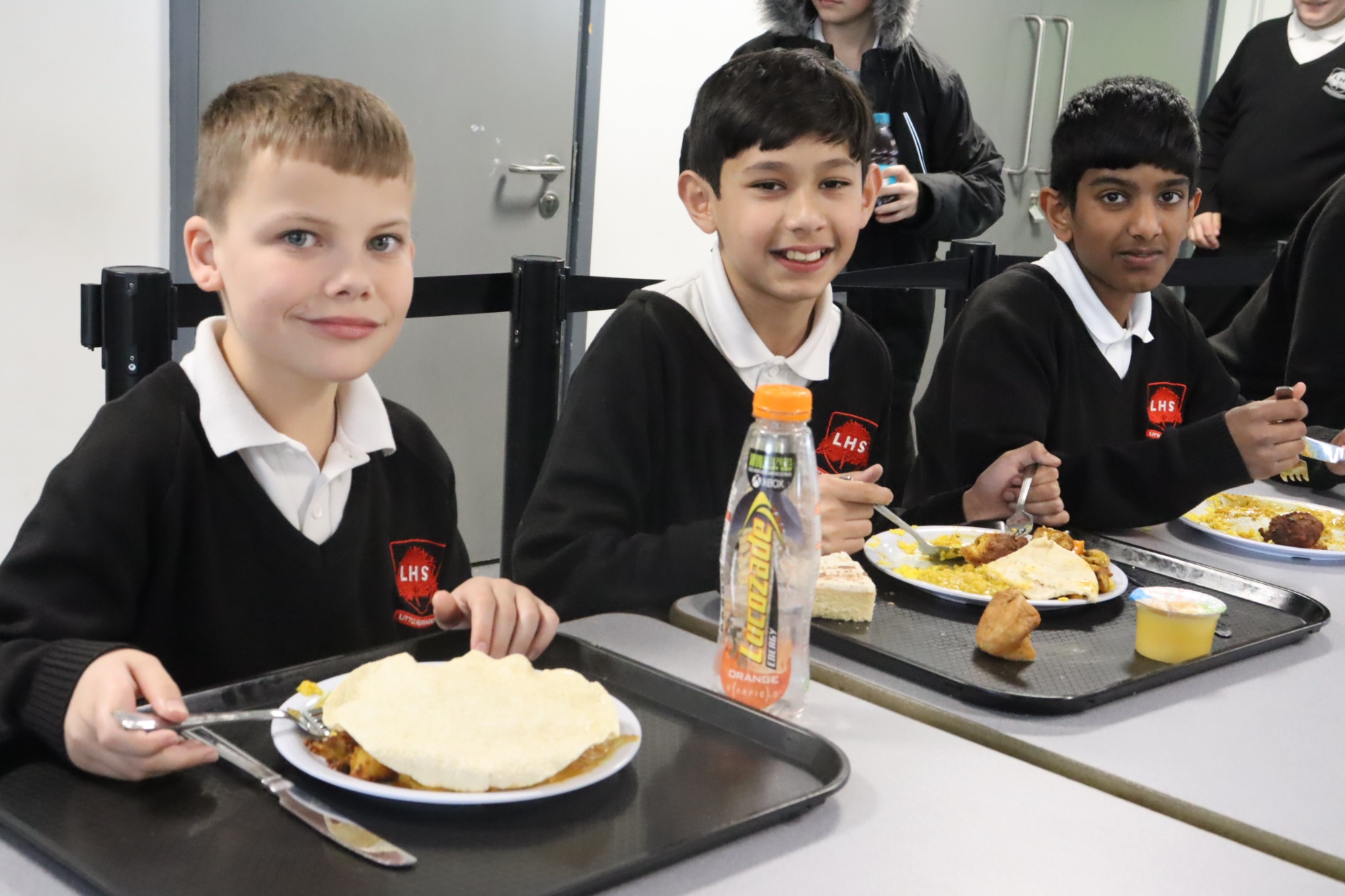 Students enjoying Planet Plate Day