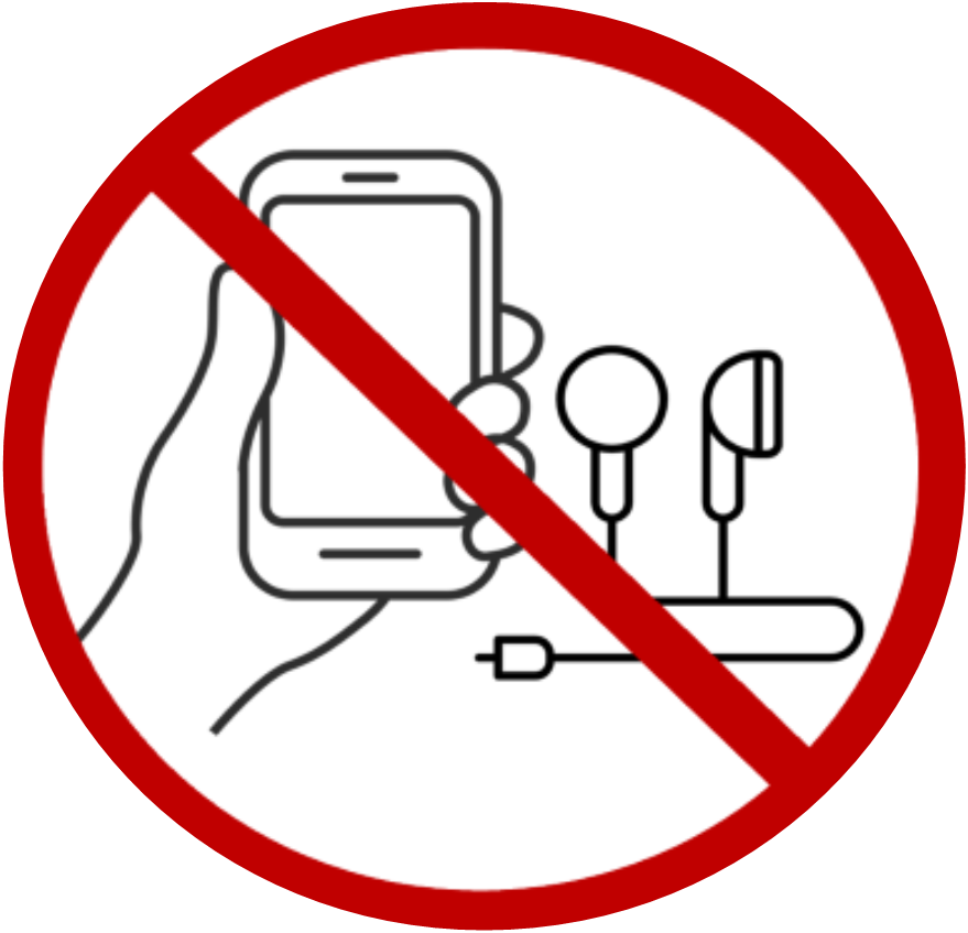 No phones