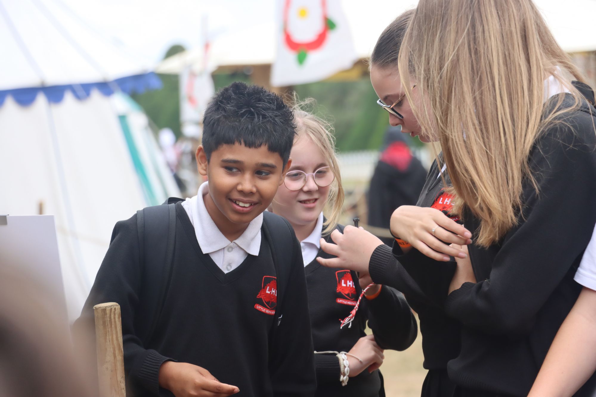Year 7 Students at Hampton Court