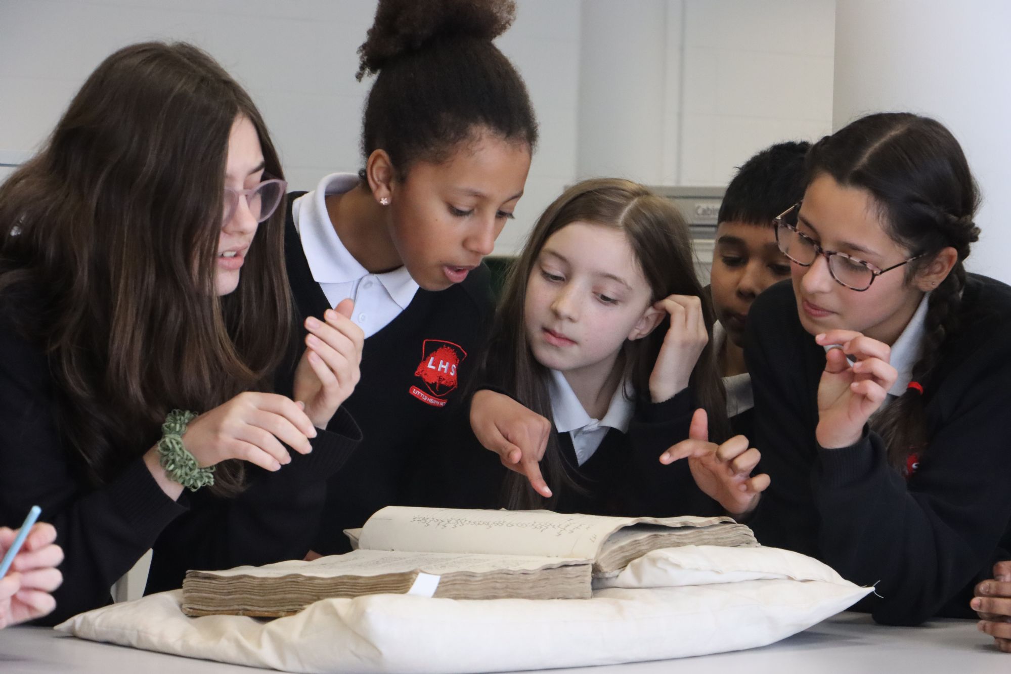 History students at the Archives