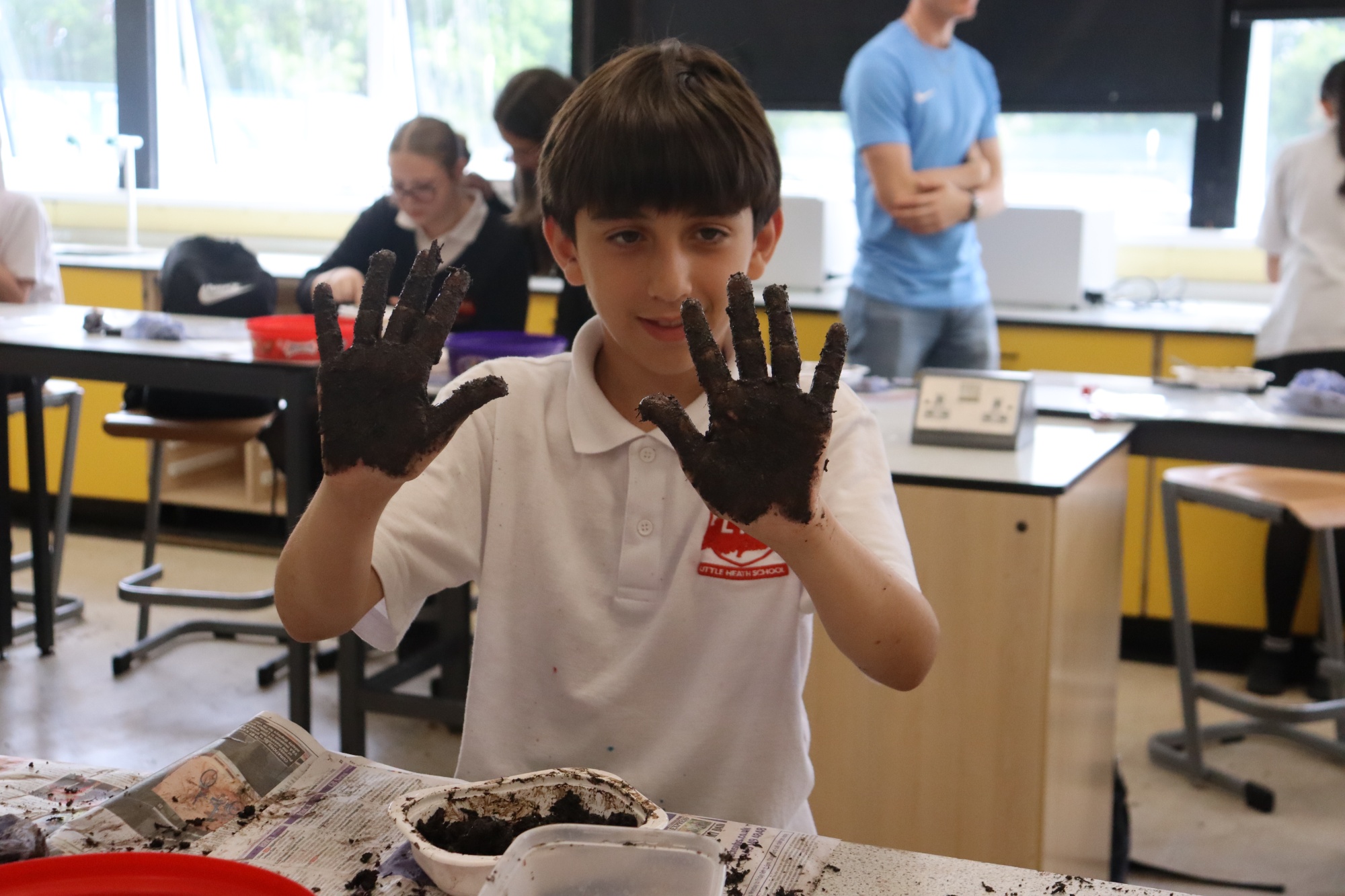 Year 7 get their hands dirty making soil