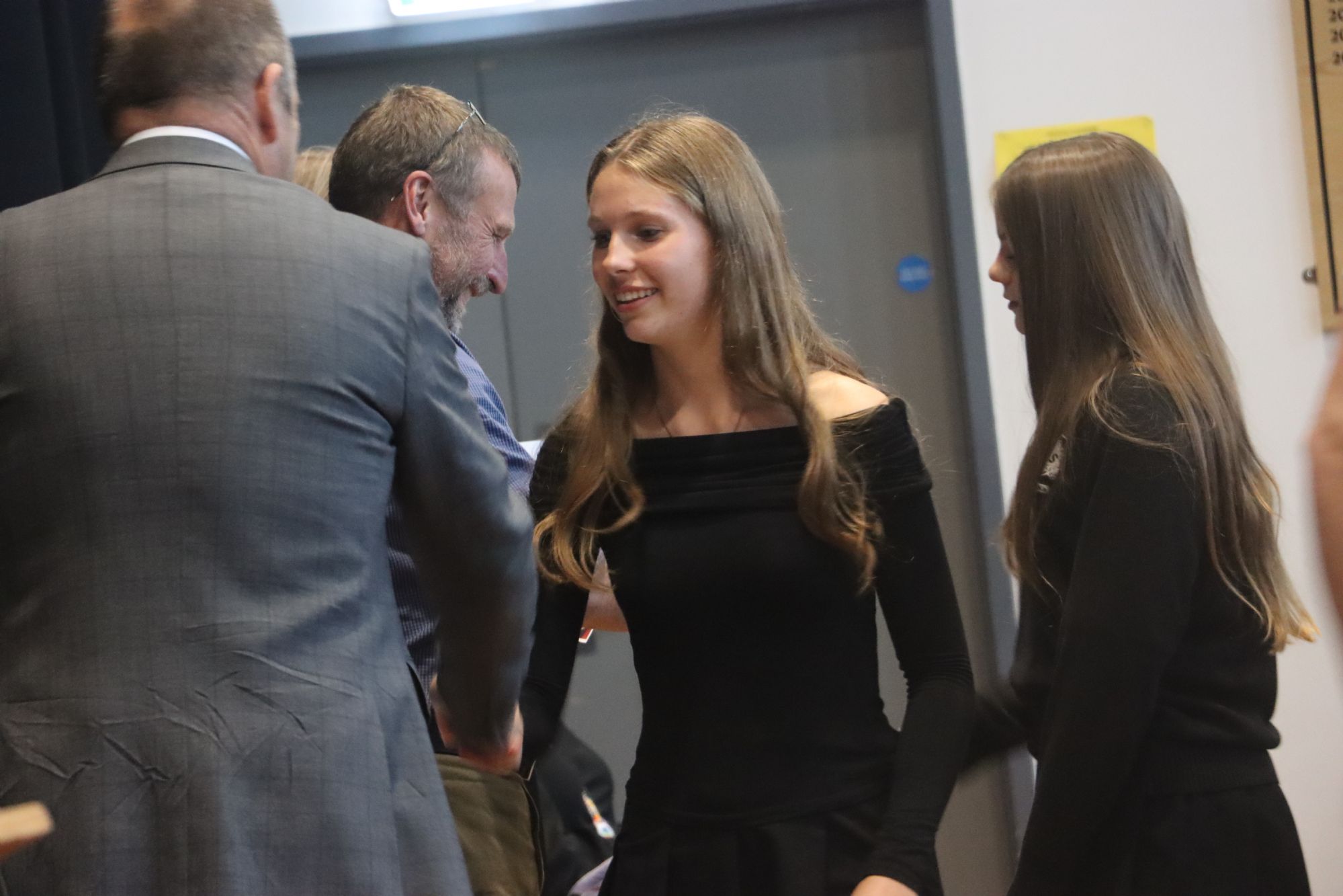 Student receives an award Student receives an award