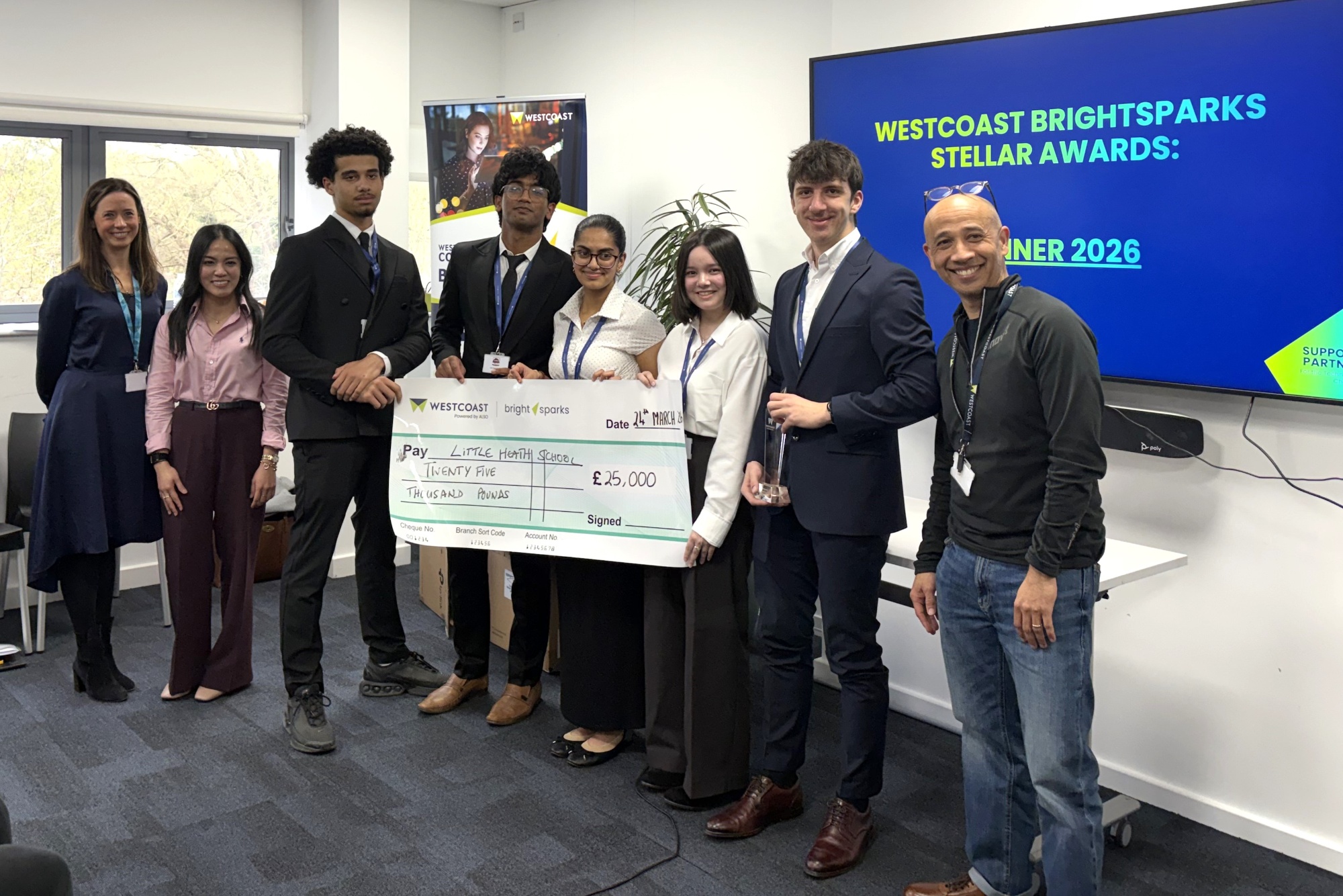 The winning team at Westcoast