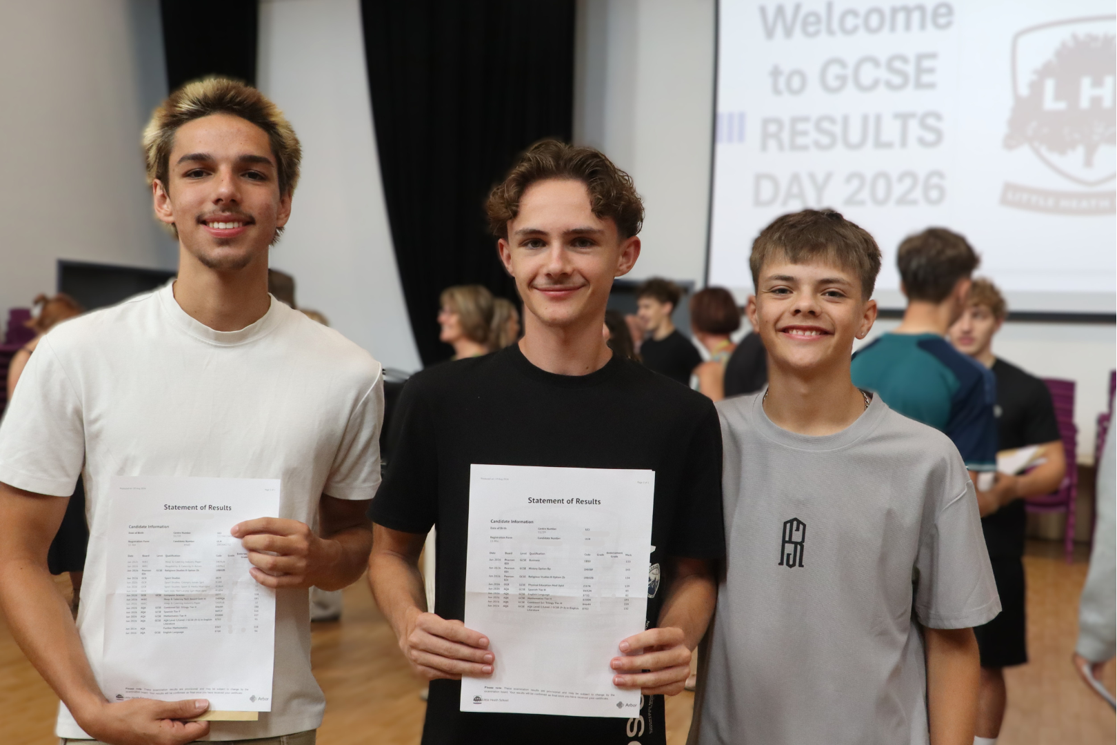 Y11 Students celebrate their result success