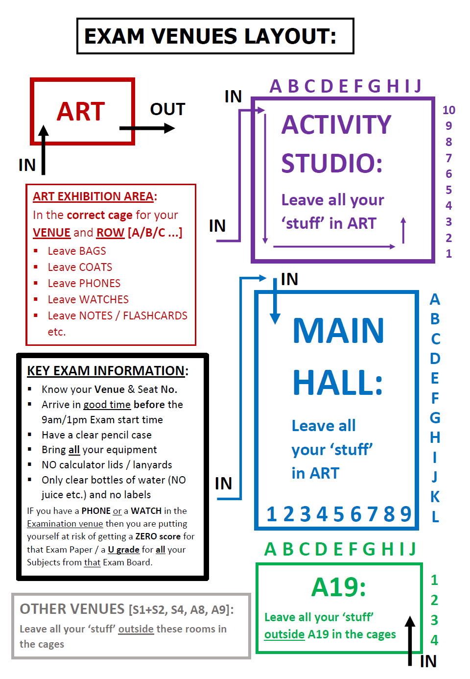 LHS Exam Venue Layout 2025 LHS Exam Venue Layout 2025