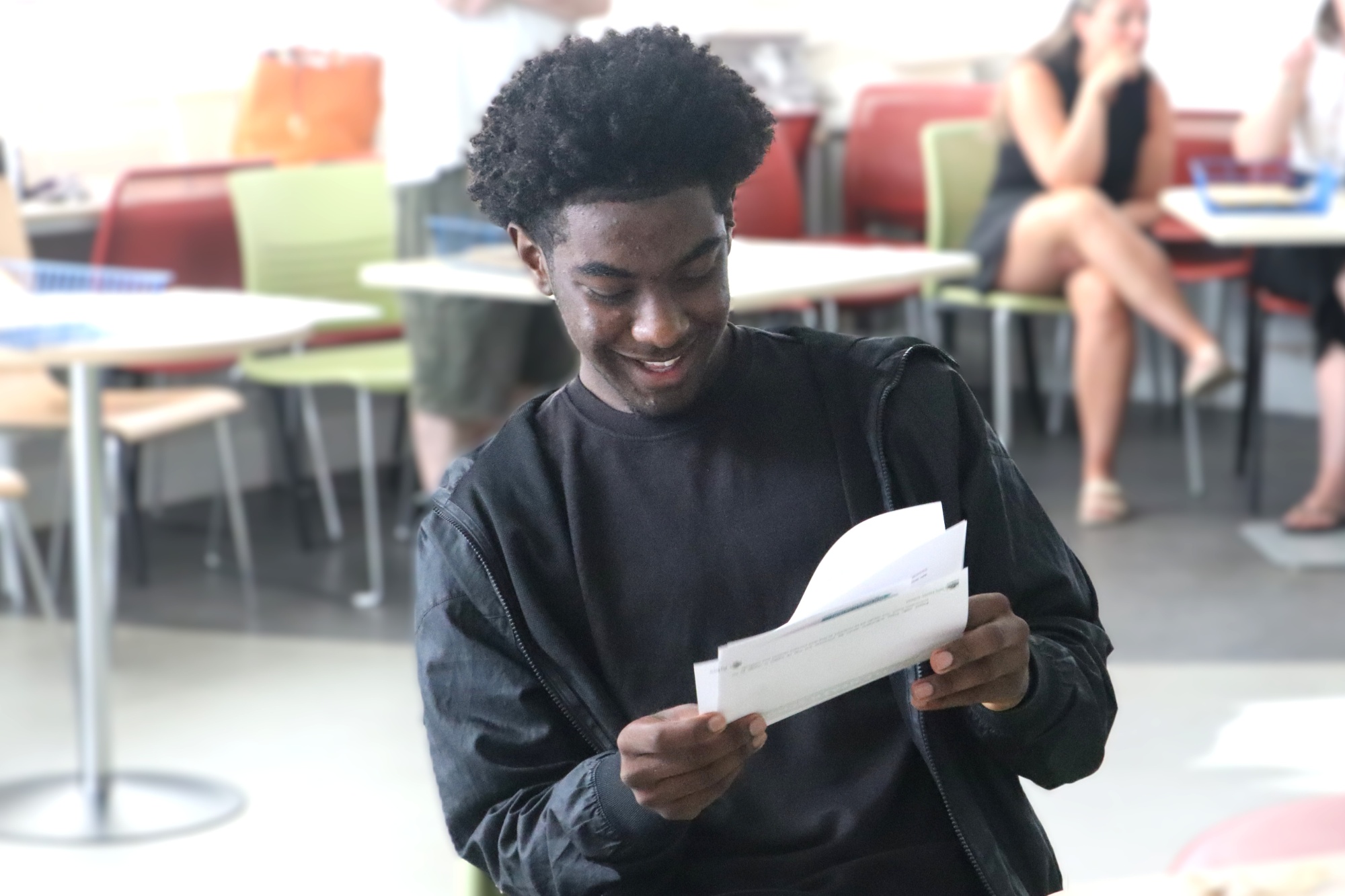 Year 13 Student opens their results
