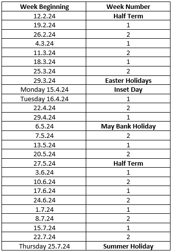 Calendar overview 2022-23