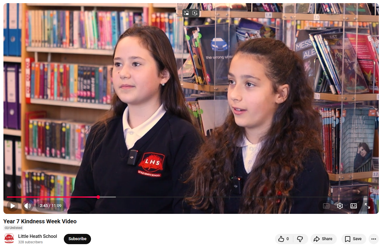 Year 7 Kindness Video Year 7 Kindness Video