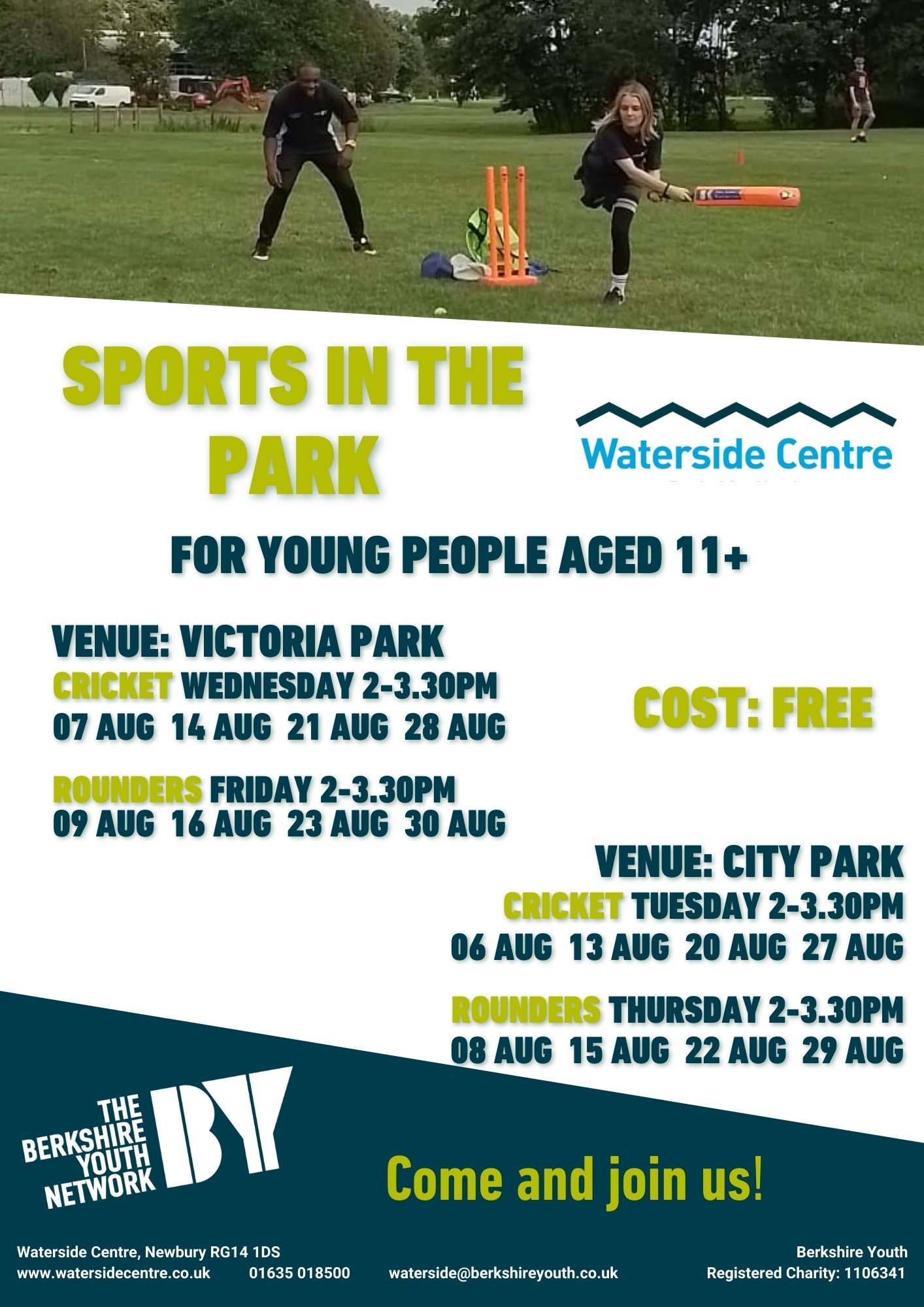 BY Sports in the Park age 11+ Victoria Park BY Sports in the Park age 11+ Victoria Park