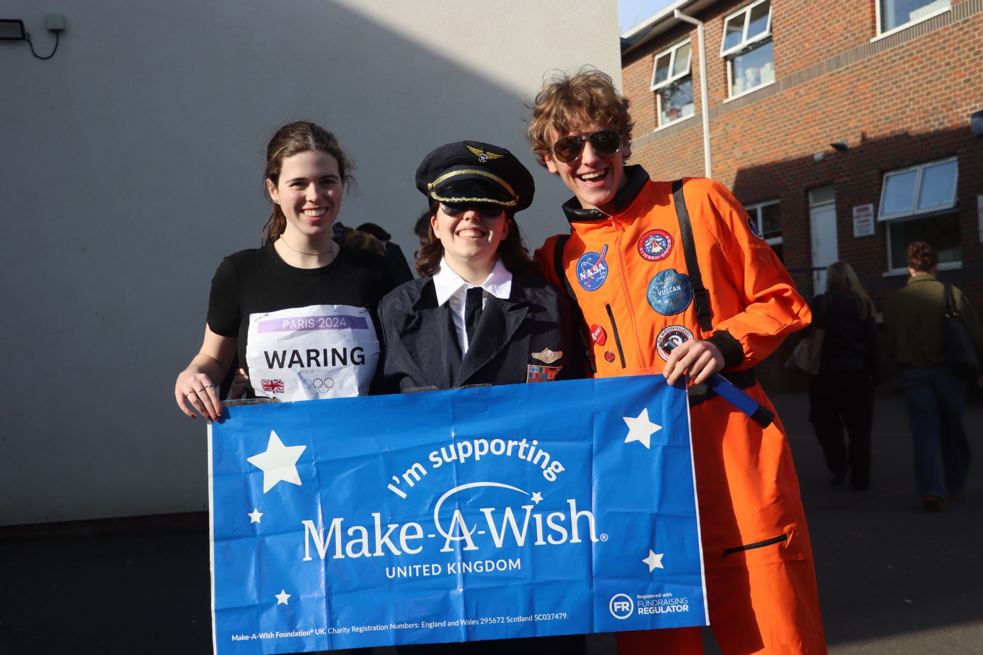 Sixth Form in fancy dress Sixth Form in fancy dress