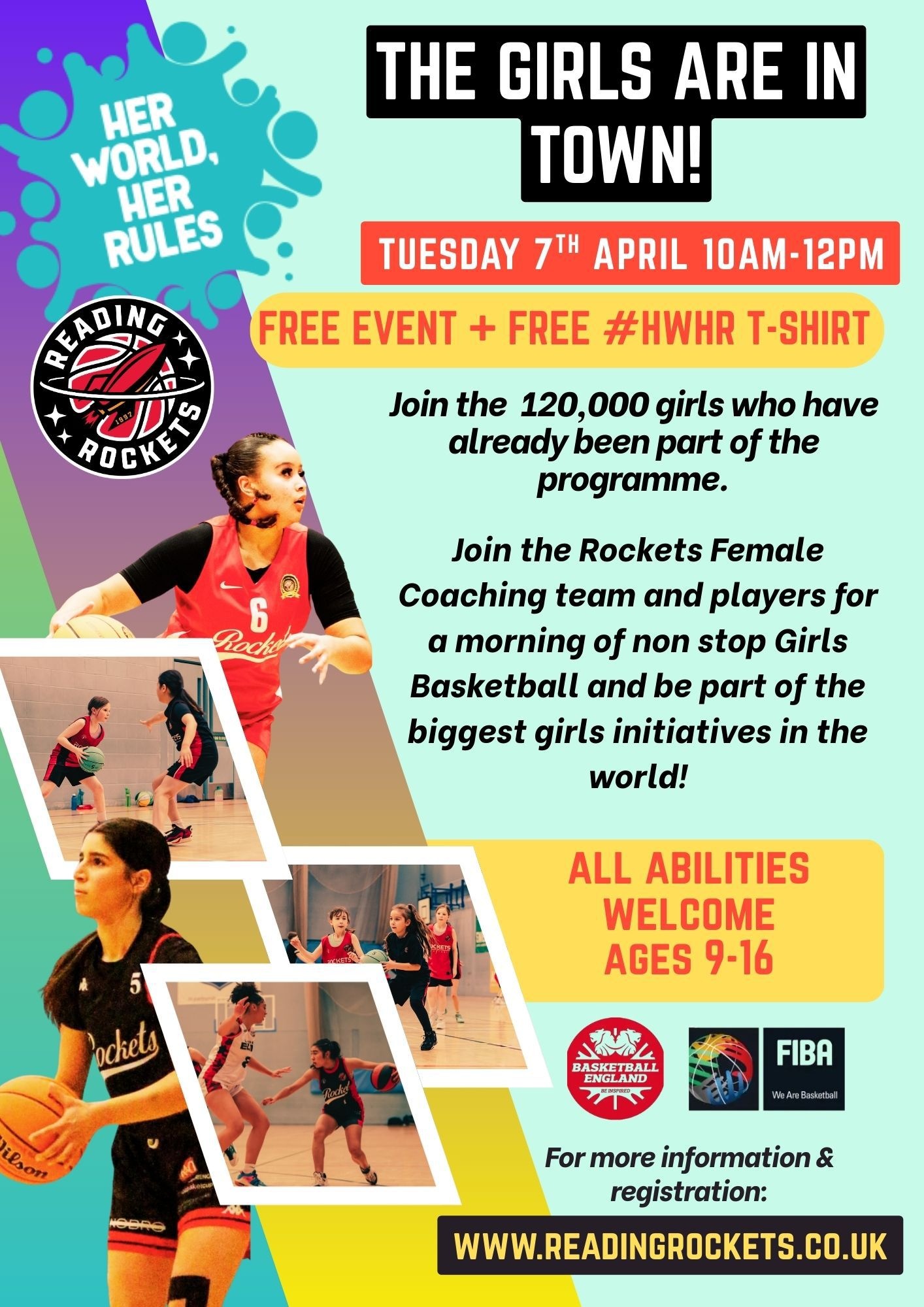 Reading Rockets | Girls Basketball event