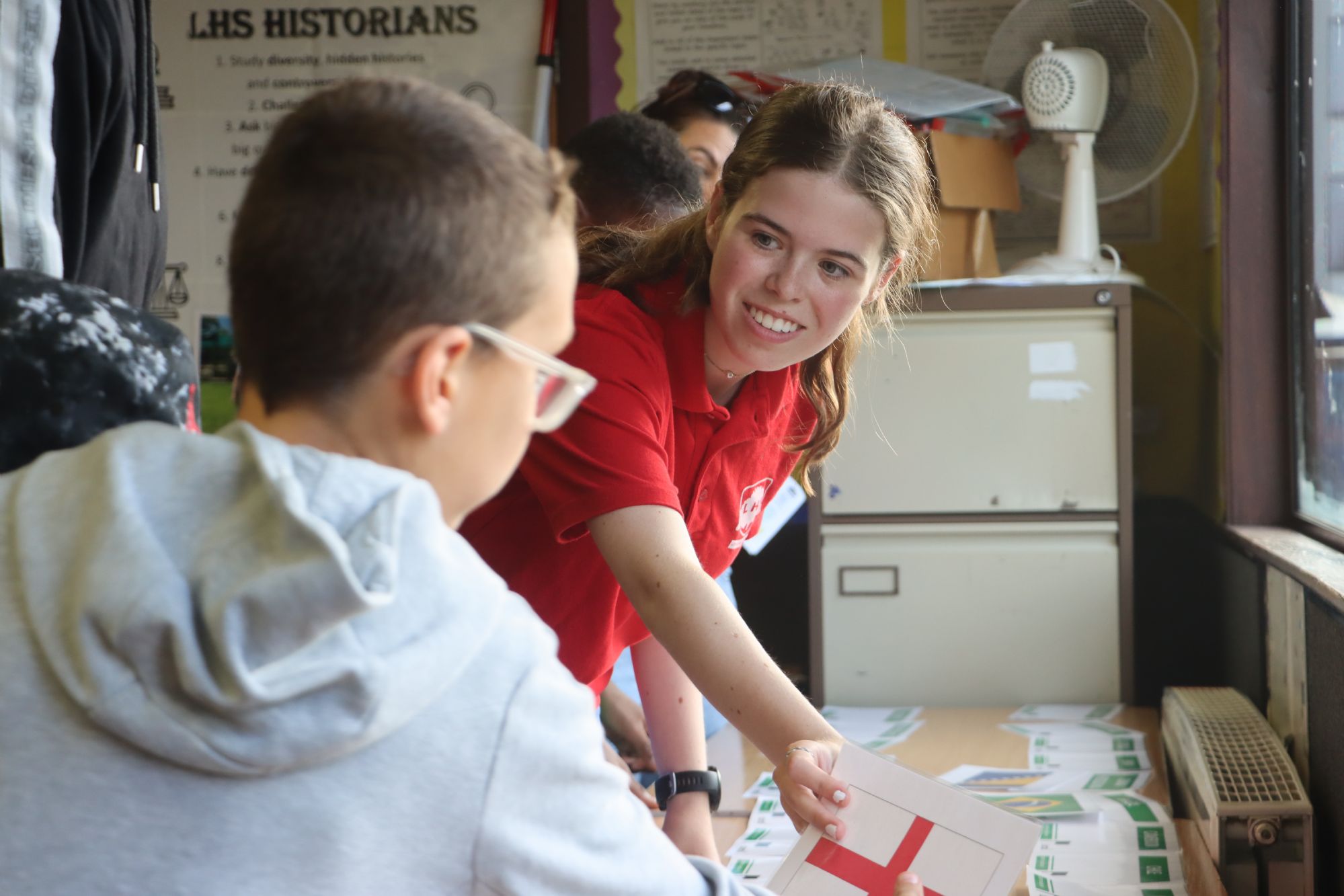 Sixth Form Ambassador at Open Evening