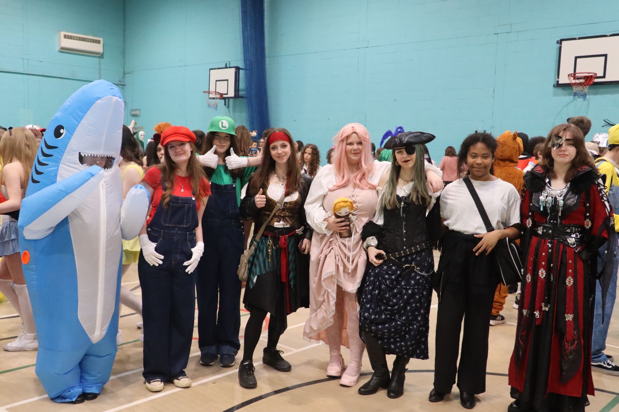 Year 11's fancy dress Year 11's fancy dress