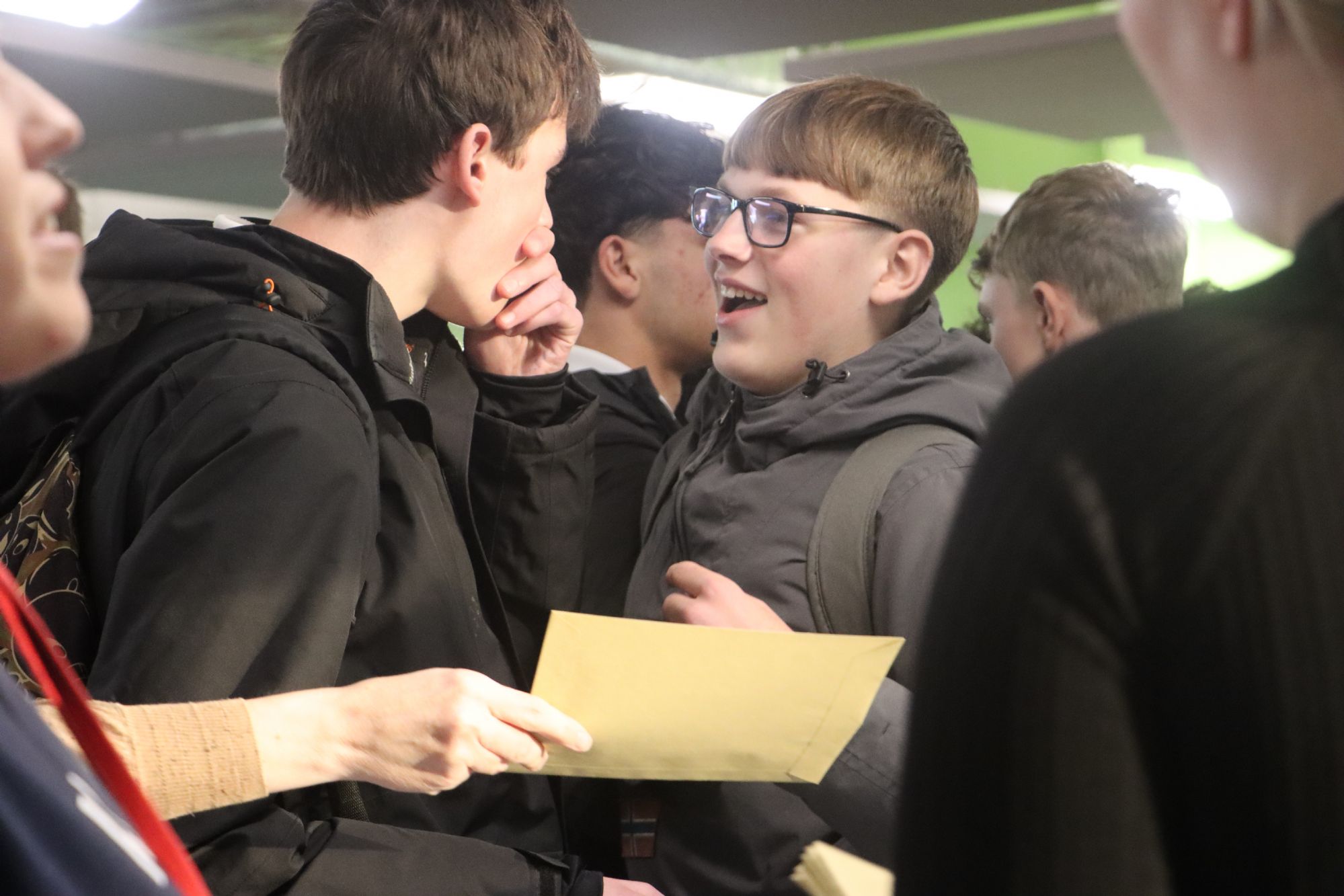 Year 11 open their PPE results Year 11 open their PPE results