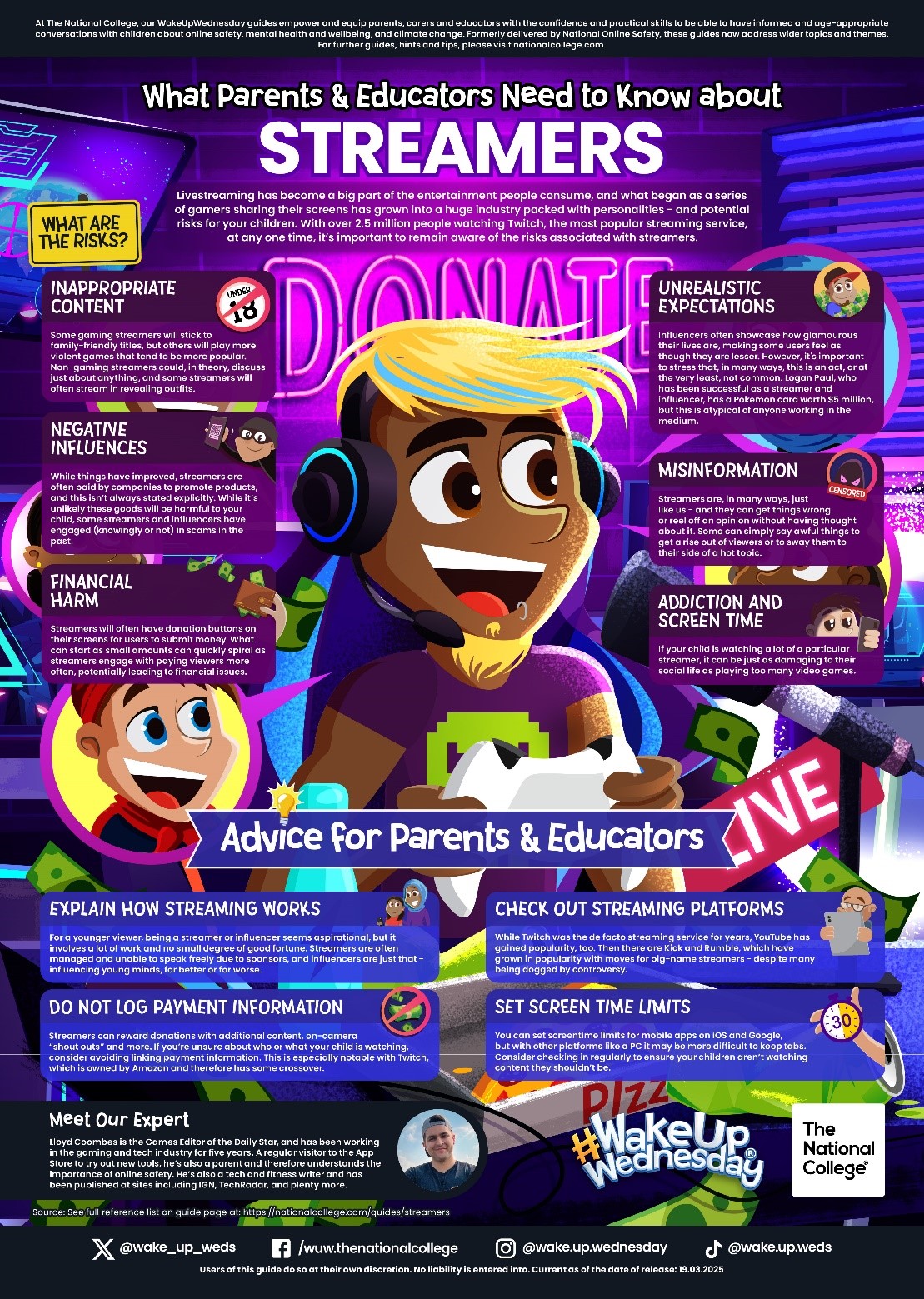 Information about Streamers