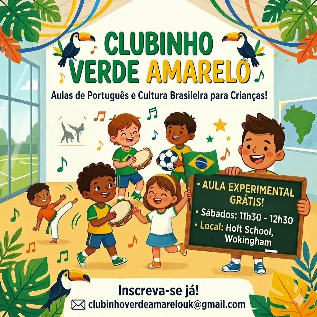 Clubinho Verde Amarelo Club Reading