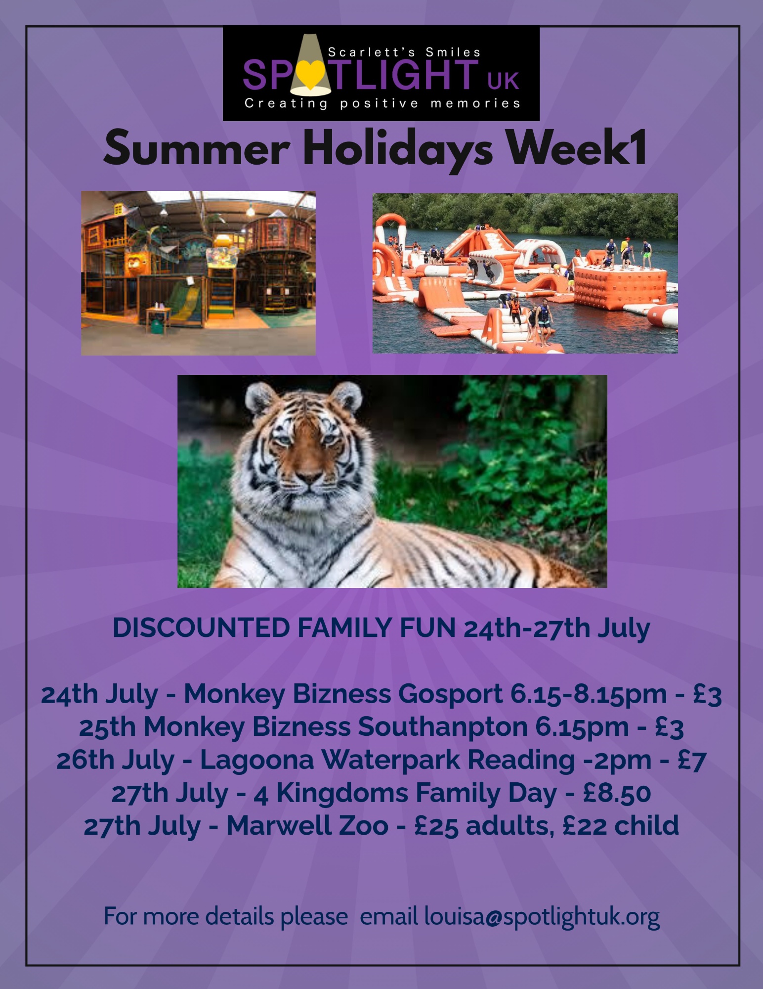Spotlight UK Summer Holidays Week 1 Spotlight UK Summer Holidays Week 1