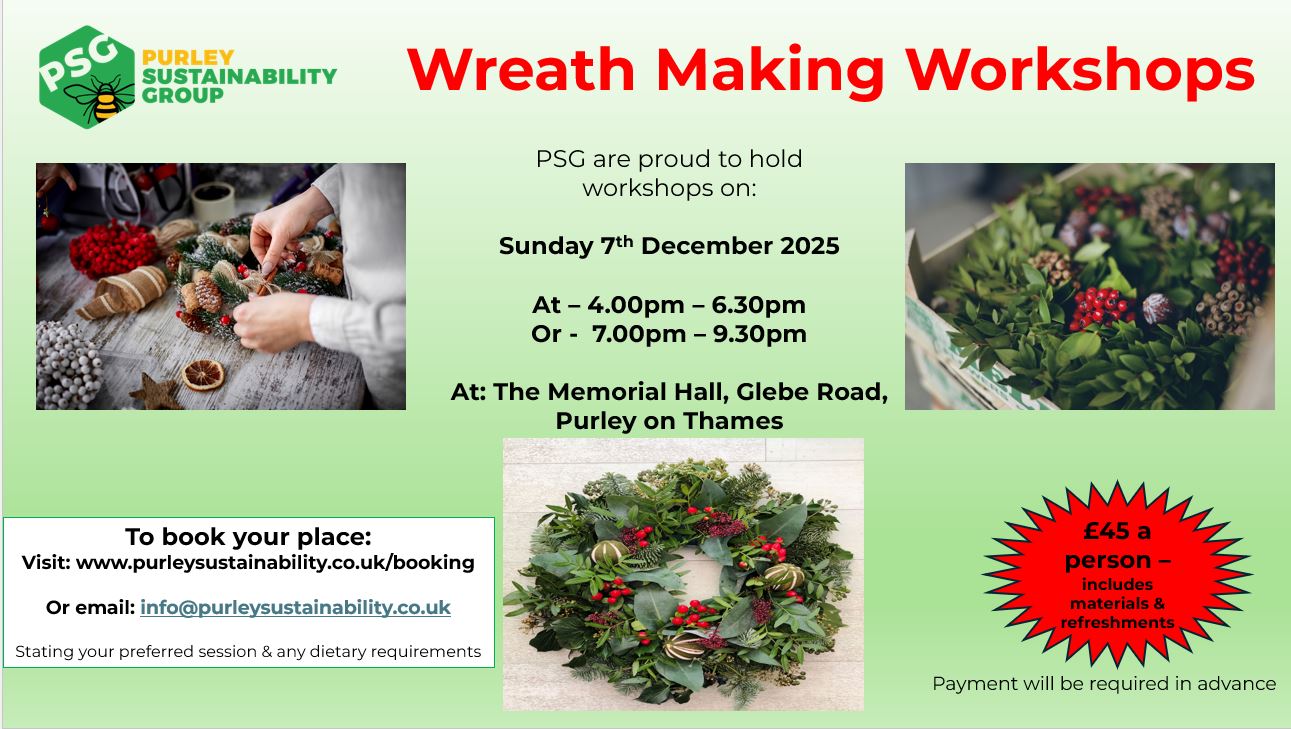 PSG Christmas Wreath Workshop 2025 PSG Christmas Wreath Workshop 2025