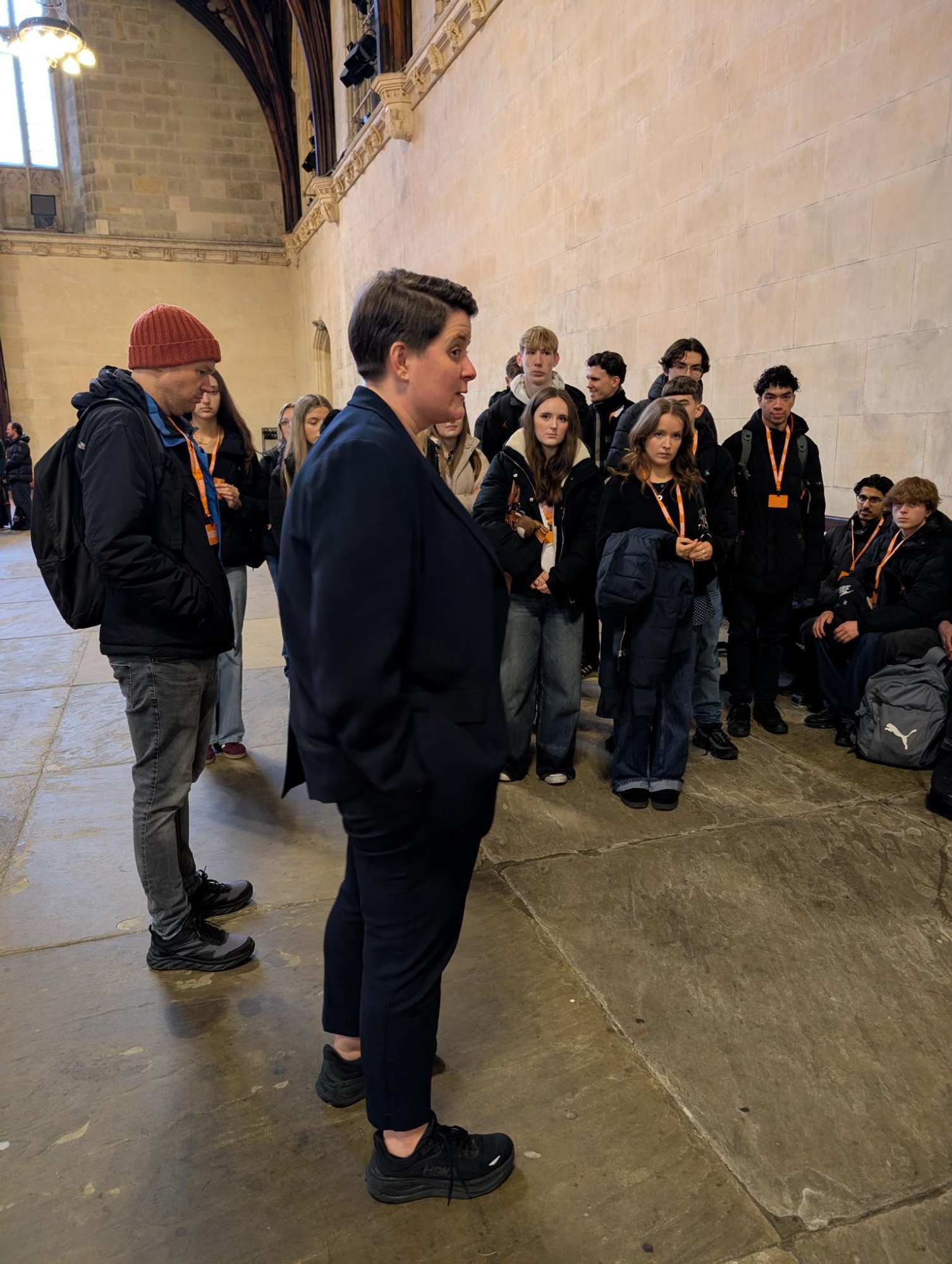 Olivia Bailey MP talks to Y12 in Parliament Olivia Bailey MP talks to Y12 in Parliament