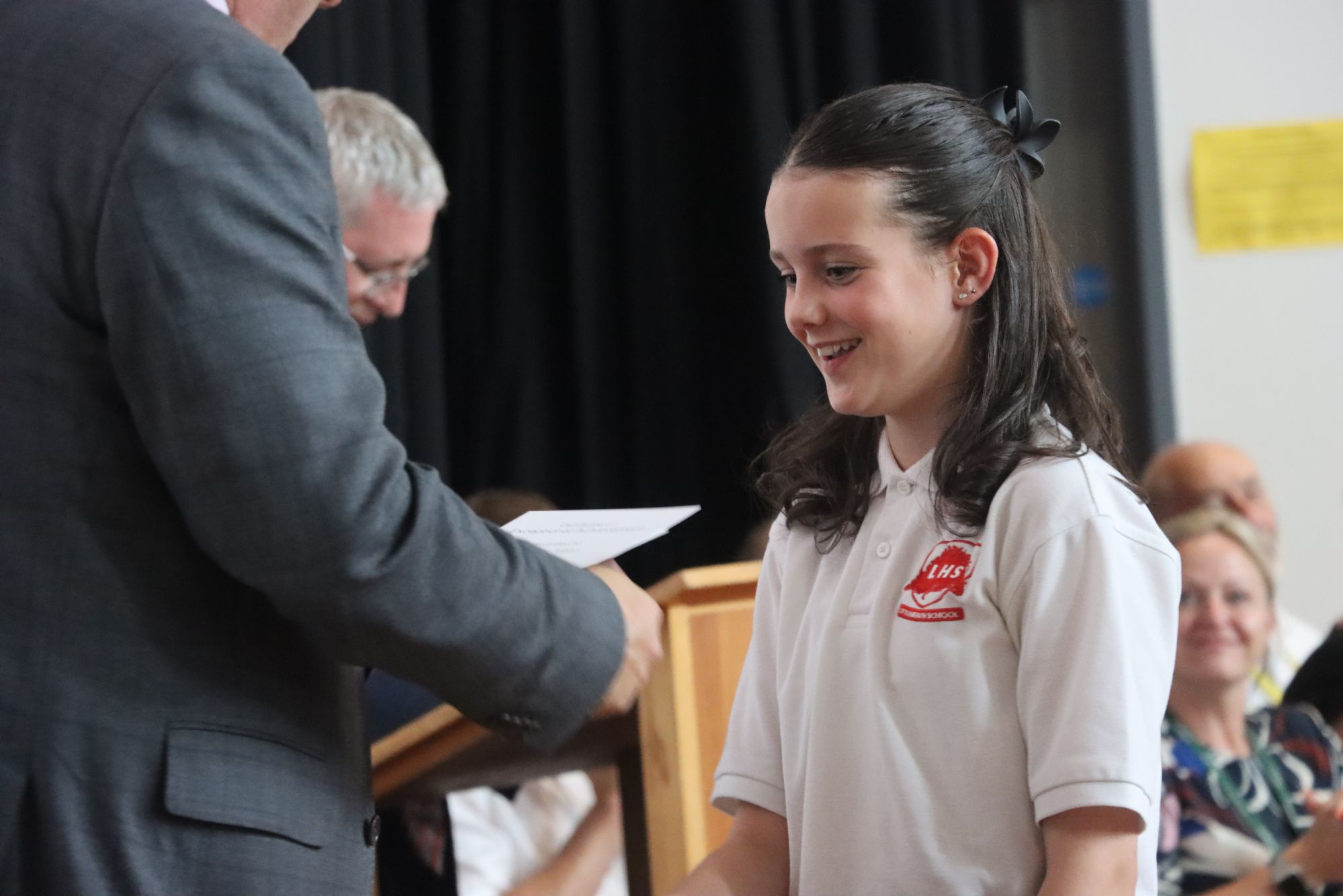 Year 8 Students collect their awards
