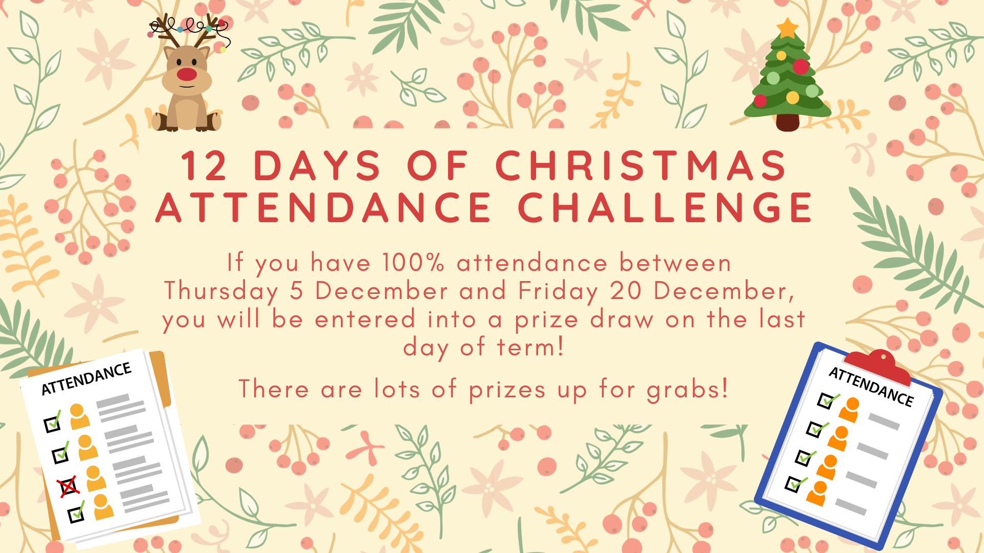 12 Days of Christmas Attendance 12 Days of Christmas Attendance
