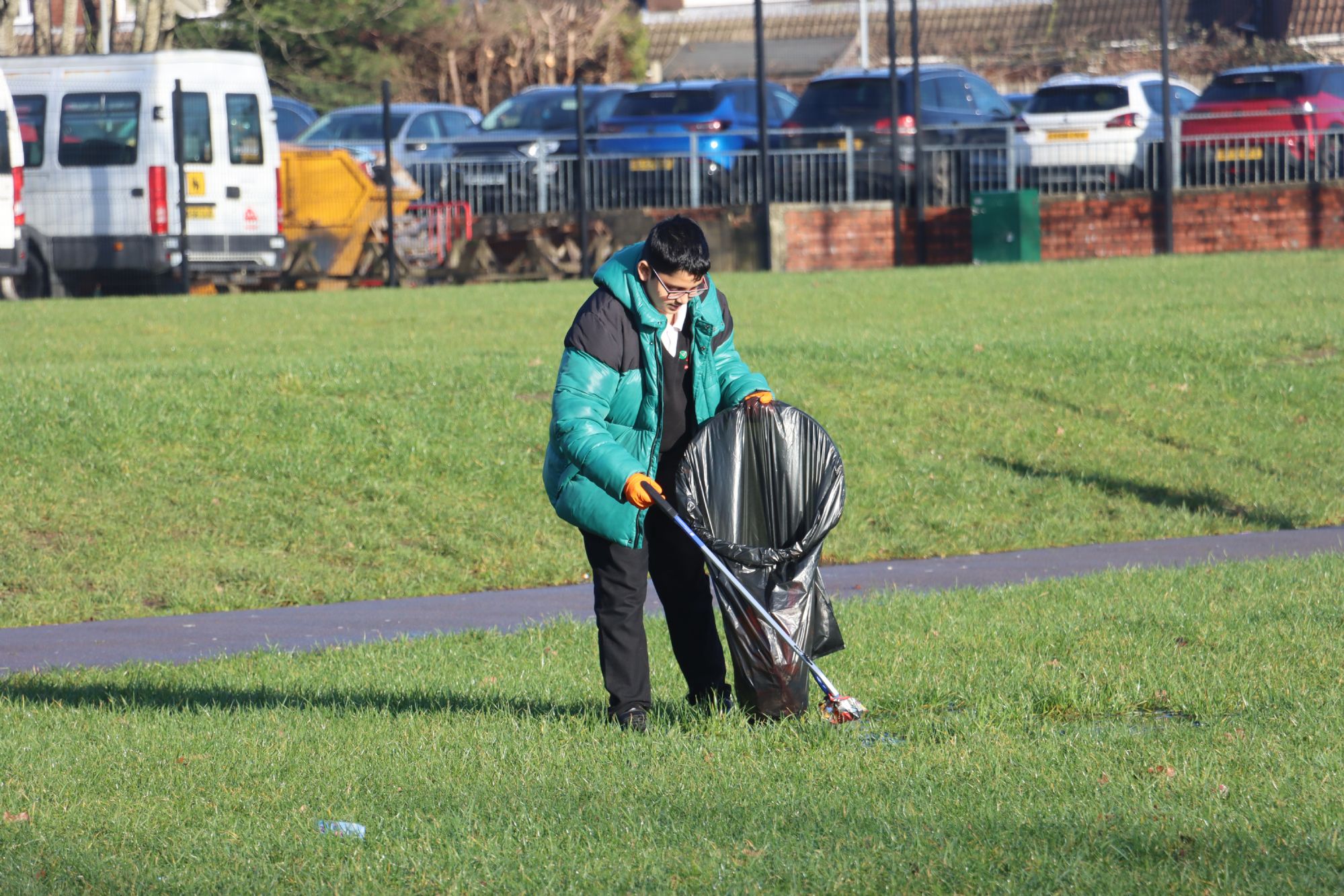 Year 7 Litter Picking with the team from Bowak Year 7 Litter Picking with the team from Bowak