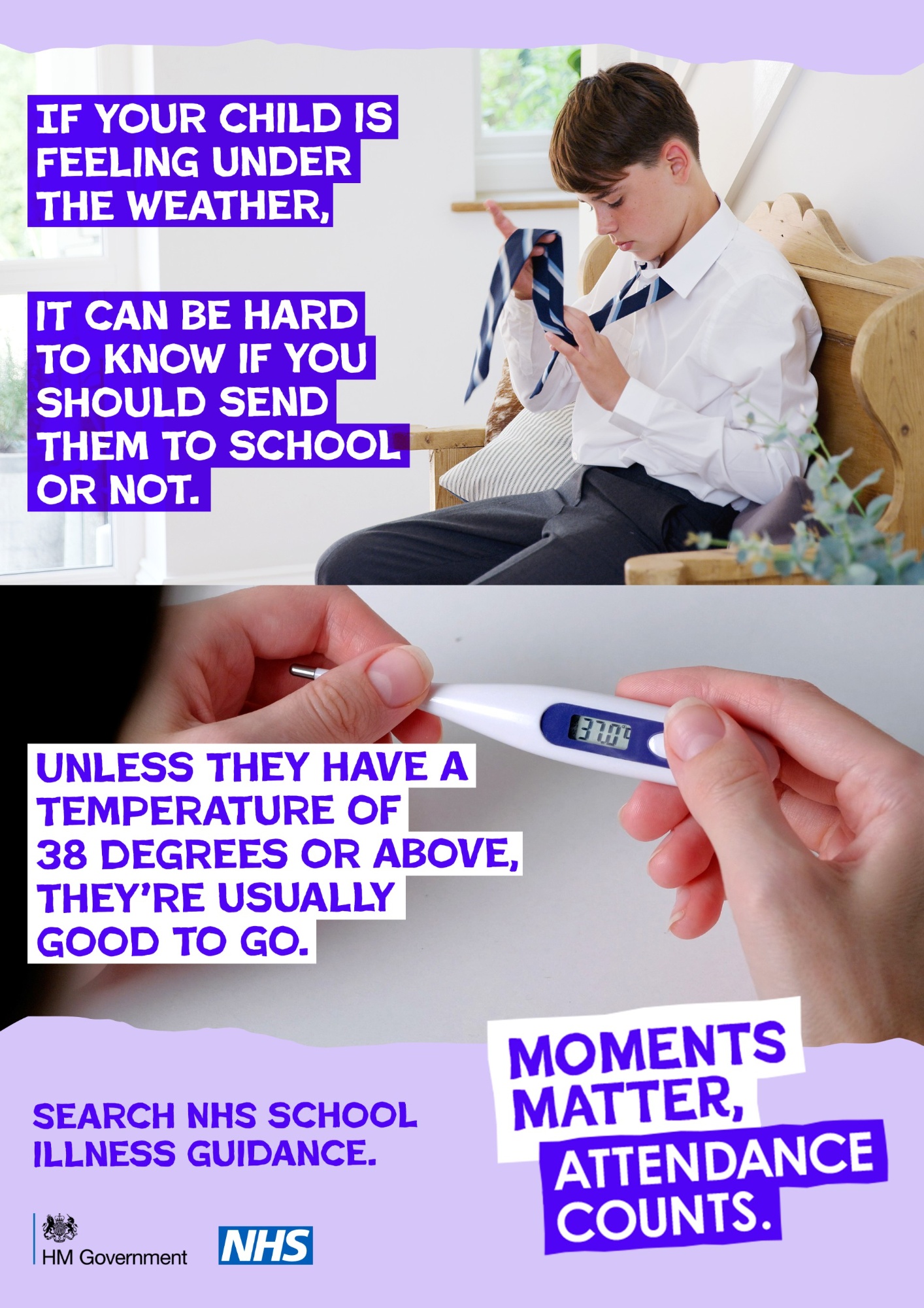NHS/Government Absence poster 