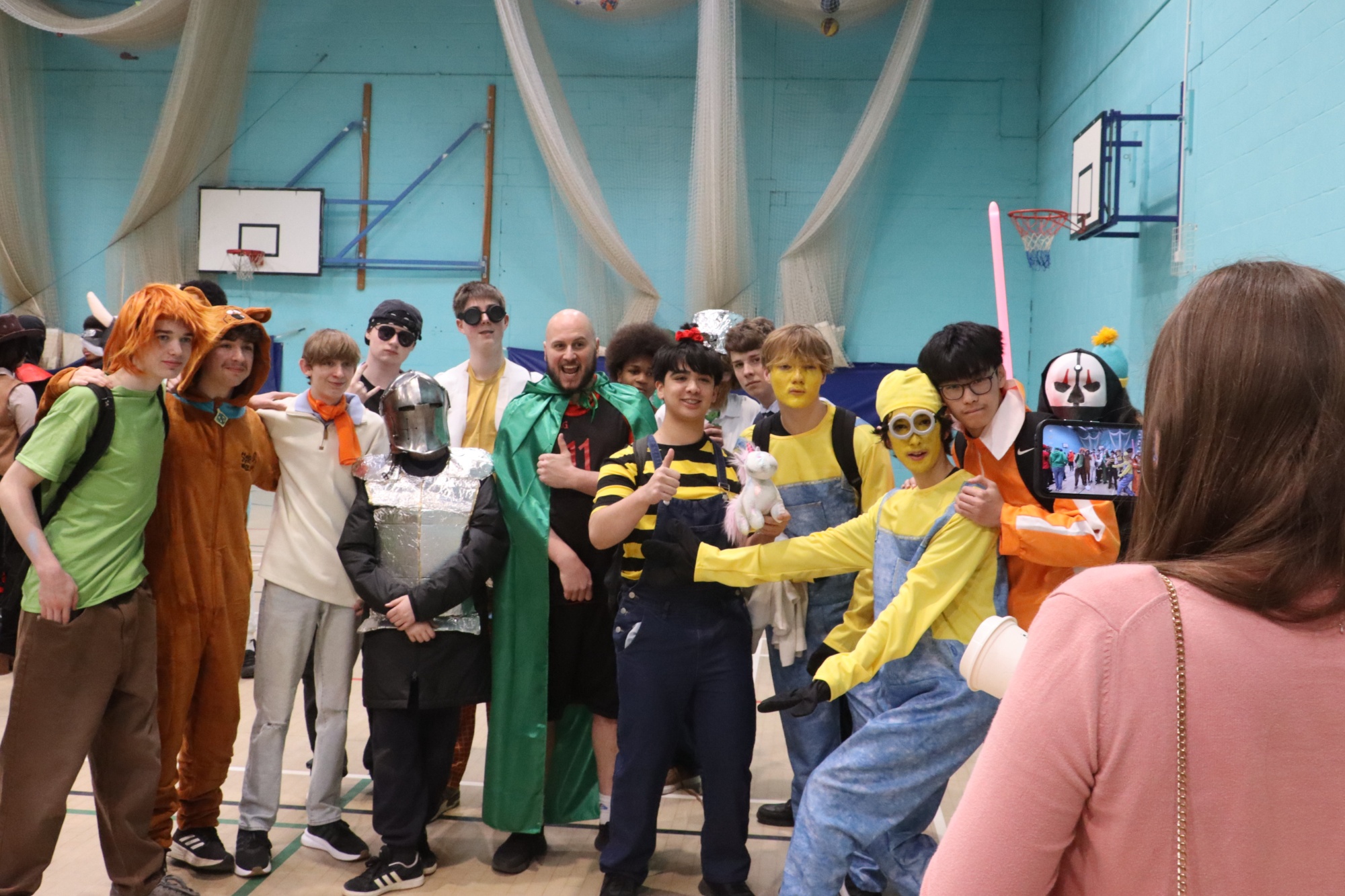 Year 11's fancy dress Year 11's fancy dress