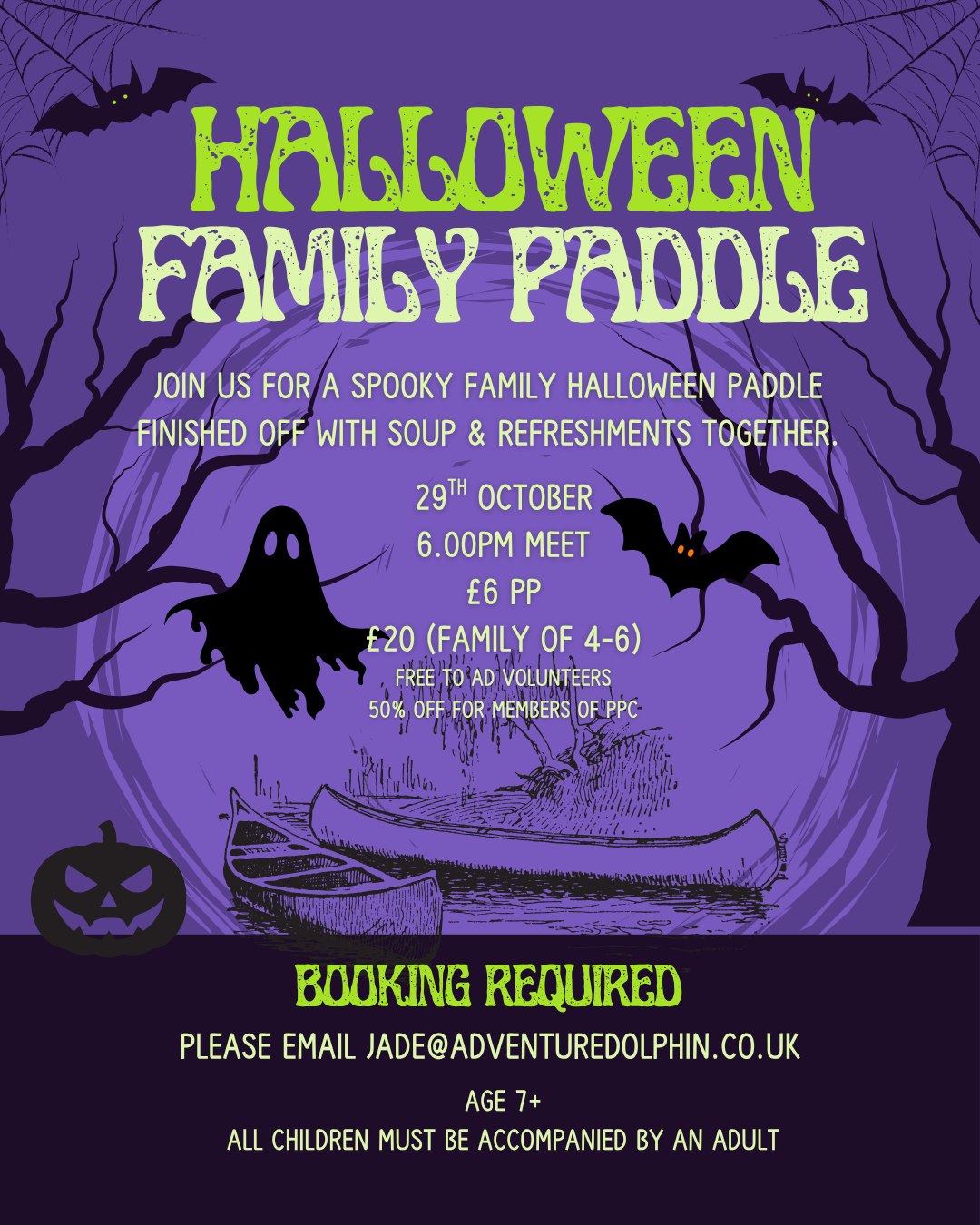 Halloween Family Paddle Halloween Family Paddle